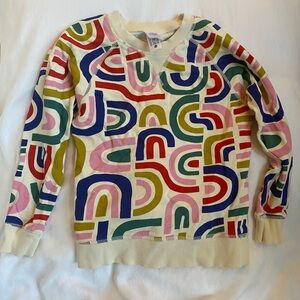 Hana Andersson rainbow sweatshirt, size 6-7